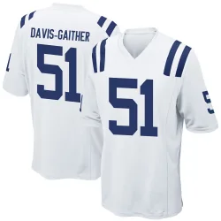 Game Akeem Davis-Gaither Men's Indianapolis Colts White Jersey - Nike
