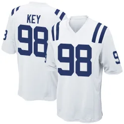 Game Arden Key Men's Indianapolis Colts White Jersey - Nike