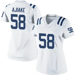 Game Austin Ajiake Women's Indianapolis Colts White Jersey - Nike
