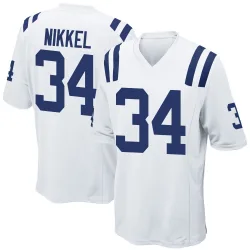 Game Ben Nikkel Youth Indianapolis Colts White Jersey - Nike