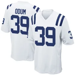 Game George Odum Men's Indianapolis Colts White Jersey - Nike