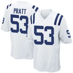Game Germaine Pratt Men's Indianapolis Colts White Jersey - Nike