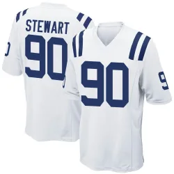Game Grover Stewart Youth Indianapolis Colts White Jersey - Nike