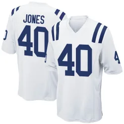Game Jaylon Jones Men's Indianapolis Colts White Jersey - Nike