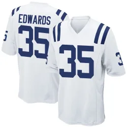 Game Johnathan Edwards Men's Indianapolis Colts White Jersey - Nike