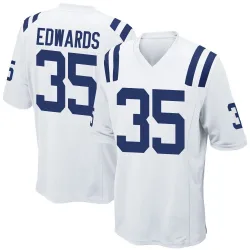 Game Johnathan Edwards Youth Indianapolis Colts White Jersey - Nike