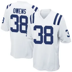 Game Jonathan Owens Men's Indianapolis Colts White Jersey - Nike