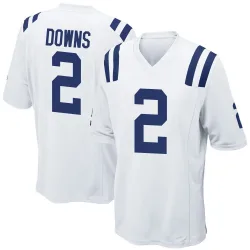 Game Josh Downs Youth Indianapolis Colts White Jersey - Nike