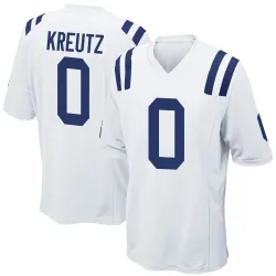 Game Josh Kreutz Men's Indianapolis Colts White Jersey - Nike