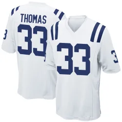 Game Juanyeh Thomas Men's Indianapolis Colts White Jersey - Nike