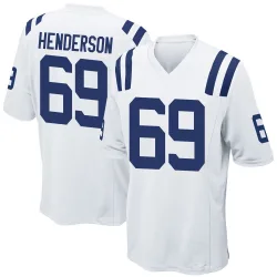 Game LaDarius Henderson Men's Indianapolis Colts White Jersey - Nike