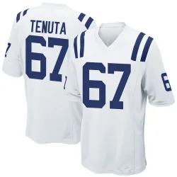 Game Luke Tenuta Youth Indianapolis Colts White Jersey - Nike