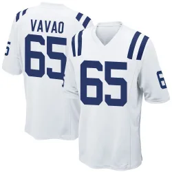 Game Mose Vavao Men's Indianapolis Colts White Jersey - Nike
