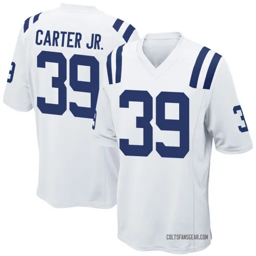 Game Rob Carter Jr. Men's Indianapolis Colts White Jersey - Nike