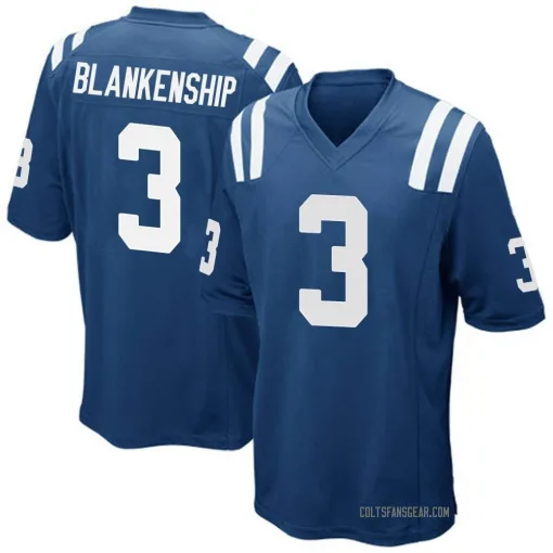 Game Rodrigo Blankenship Men S Indianapolis Colts Royal Blue Team Color Jersey Nike