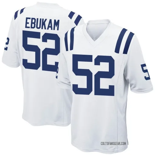 Game Samson Ebukam Youth Indianapolis Colts White Jersey - Nike