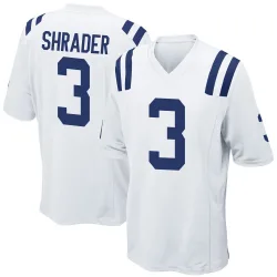 Game Spencer Shrader Youth Indianapolis Colts White Jersey - Nike