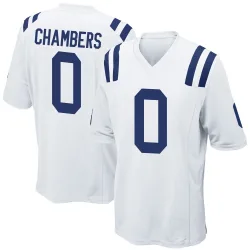 Game Tahj Chambers Men's Indianapolis Colts White Jersey - Nike