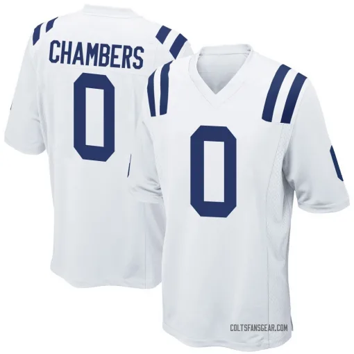 Game Tahj Chambers Youth Indianapolis Colts White Jersey - Nike