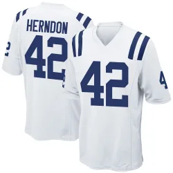 Game Tre Herndon Youth Indianapolis Colts White Jersey - Nike