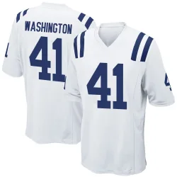 Game Trey Washington Men's Indianapolis Colts White Jersey - Nike