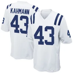 Game Tyler Kahmann Youth Indianapolis Colts White Jersey - Nike