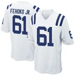 Game Viliami Fehoko Jr. Youth Indianapolis Colts White Jersey - Nike