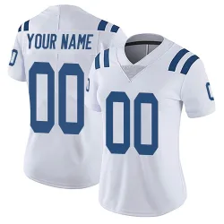 Indianapolis Colts Customized Women's Limited White Vapor Untouchable Jersey - Nike