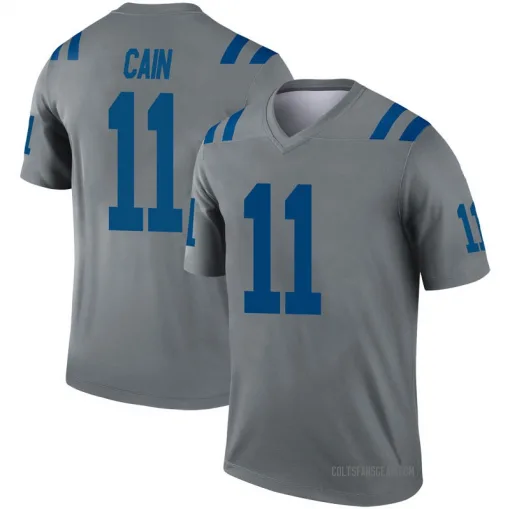 Deon Cain Men's Indianapolis Colts Gray 