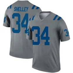 Legend Duke Shelley Youth Indianapolis Colts Gray Inverted Jersey - Nike