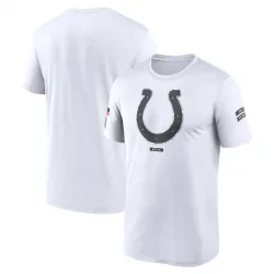 Legend Men's Indianapolis Colts White 2024 Salute To Service Performance T-Shirt - Nike