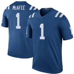 Limited Pat McAfee Men's Indianapolis Colts Royal 100th Vapor ...