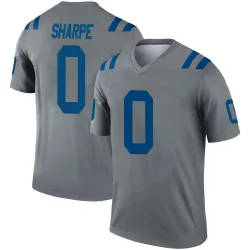 Legend Raylen Sharpe Men's Indianapolis Colts Gray Inverted Jersey - Nike