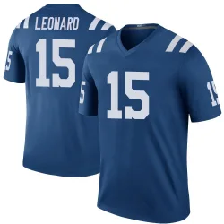 Legend Riley Leonard Youth Indianapolis Colts Royal Color Rush Jersey - Nike