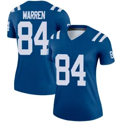 Legend Tyler Warren Women's Indianapolis Colts Royal Jersey - Nike