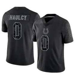 Limited A.J. Haulcy Youth Indianapolis Colts Black Reflective Jersey - Nike