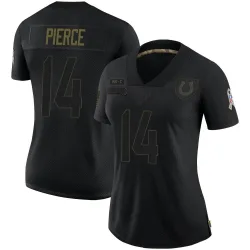 Limited Alec Pierce Women's Indianapolis Colts Black 2020 Salute To Service Jersey - Nike