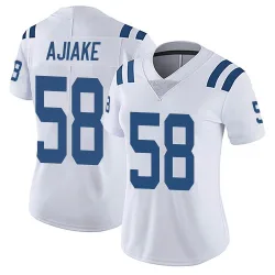 Limited Austin Ajiake Women's Indianapolis Colts White Vapor Untouchable Jersey - Nike