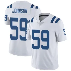 Limited Buddy Johnson Youth Indianapolis Colts White Vapor Untouchable Jersey - Nike