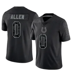 Limited CJ Allen Youth Indianapolis Colts Black Reflective Jersey - Nike