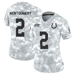 Limited D.J. Montgomery Women's Indianapolis Colts Arctic Camo 2024 Salute to Service Jersey - Nike