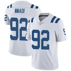 Limited Derrick Nnadi Men's Indianapolis Colts White Vapor Untouchable Jersey - Nike