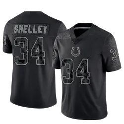 Limited Duke Shelley Youth Indianapolis Colts Black Reflective Jersey - Nike