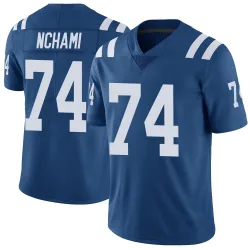 Limited Durell Nchami Men's Indianapolis Colts Royal Color Rush Vapor Untouchable Jersey - Nike