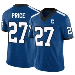 Limited D'vonte Price Youth Indianapolis Colts Royal Indiana Nights Alternate Vapor F.U.S.E. Jersey - Nike