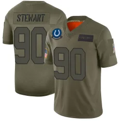 Limited Grover Stewart Youth Indianapolis Colts Camo 2019 Salute to Service Jersey - Nike