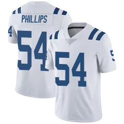 Limited Jacob Phillips Men's Indianapolis Colts White Vapor Untouchable Jersey - Nike