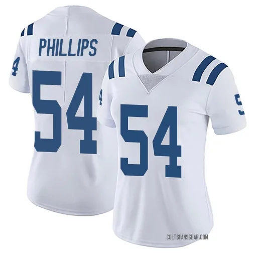 Limited Jacob Phillips Women's Indianapolis Colts White Vapor Untouchable Jersey - Nike