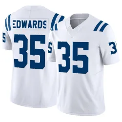 Limited Johnathan Edwards Men's Indianapolis Colts White Vapor F.U.S.E. Jersey - Nike