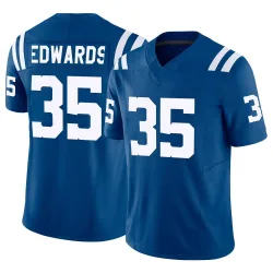 Limited Johnathan Edwards Youth Indianapolis Colts Royal Vapor F.U.S.E. Jersey - Nike
